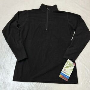 PolarMax (4.0) QUATTRO FLEECE ZIP MOCK  XTREME BASELAYER - Black